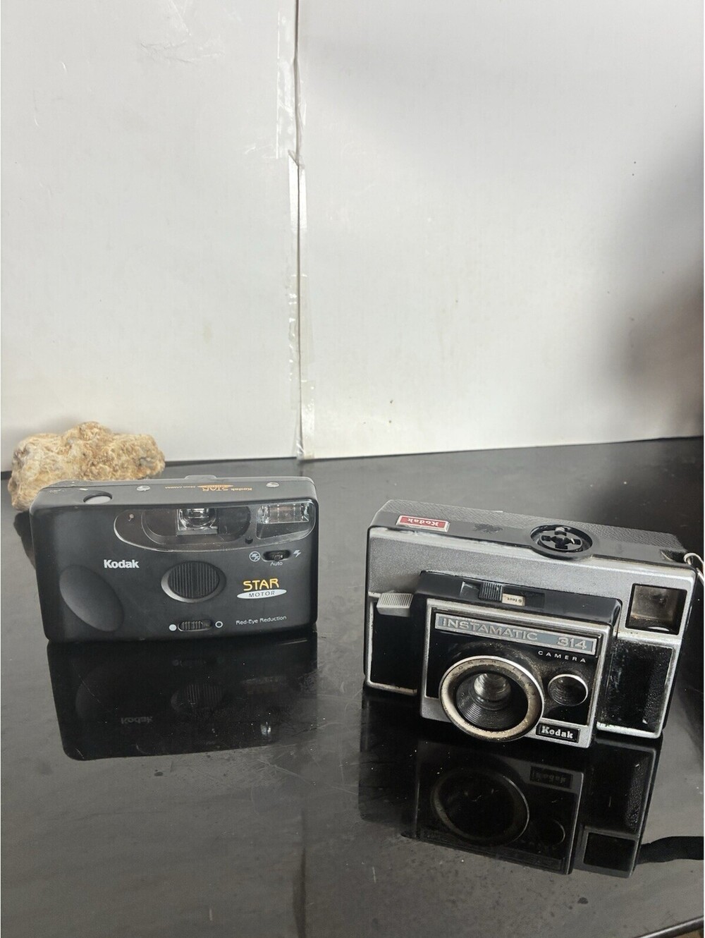 Kodak Vintage Instamatic 314 Camera 1960s Film  Kodak Star Motor Red Eye turn on